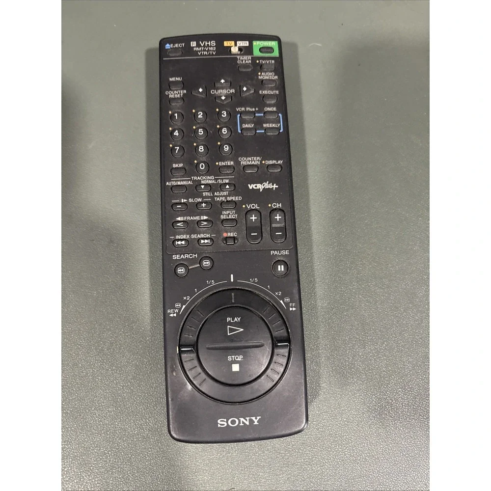 OEM Sony RMT-V162 VCR Remote Control Controller , Tested and Working